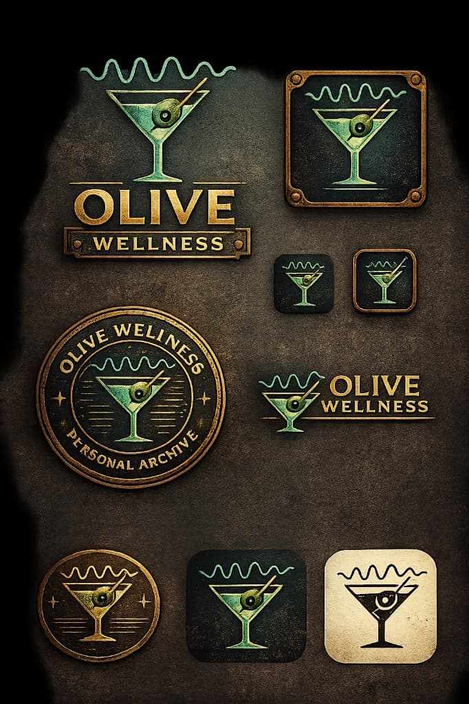 Olive Wellness branding